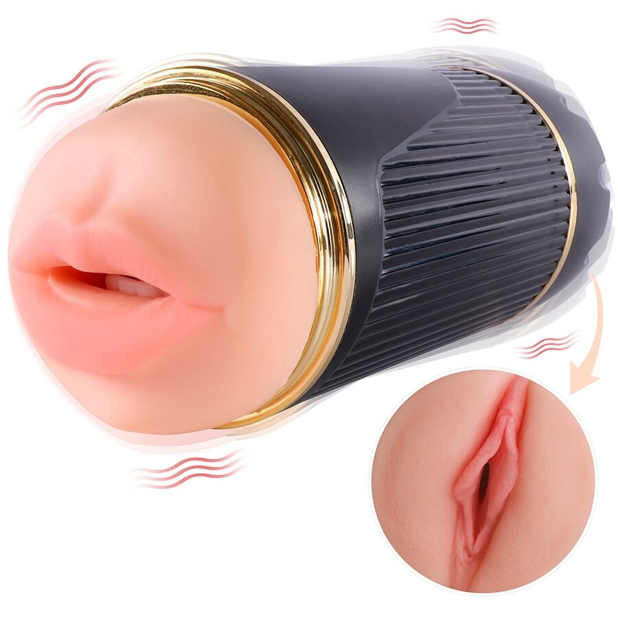Masturbateur Double Kay Bouche Vagin Vibrant - SHEQU