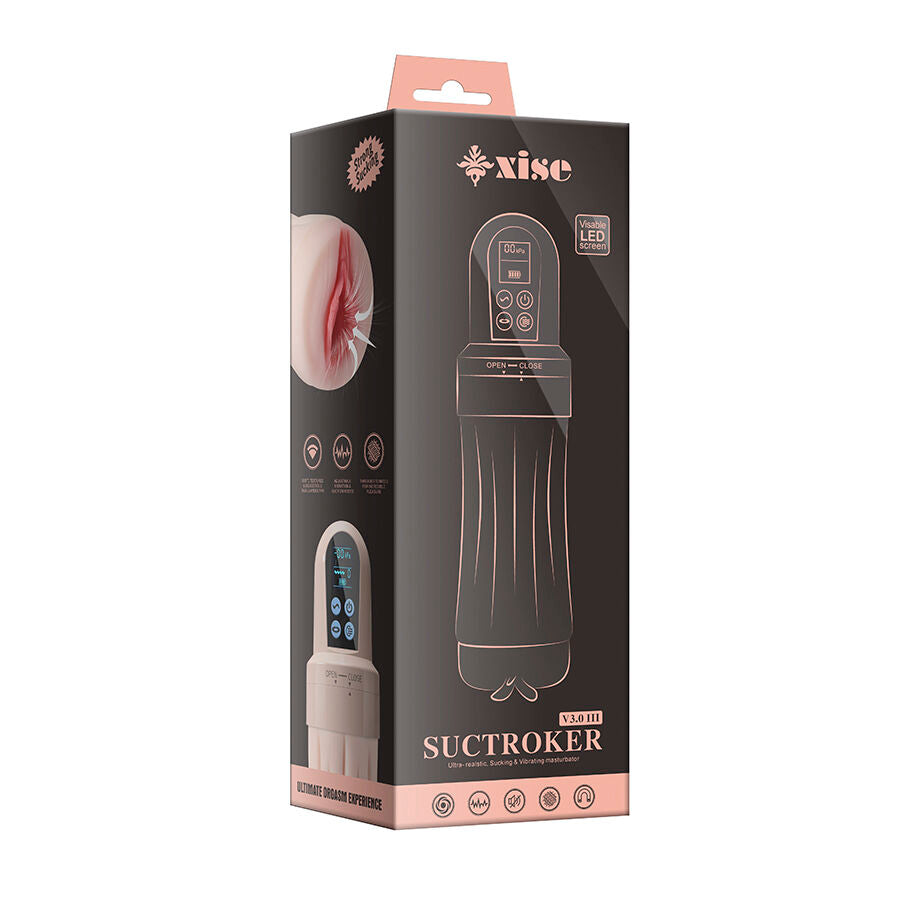 Masturbateur Vaginal Suctroker V3.0 III Vibrant - XISE