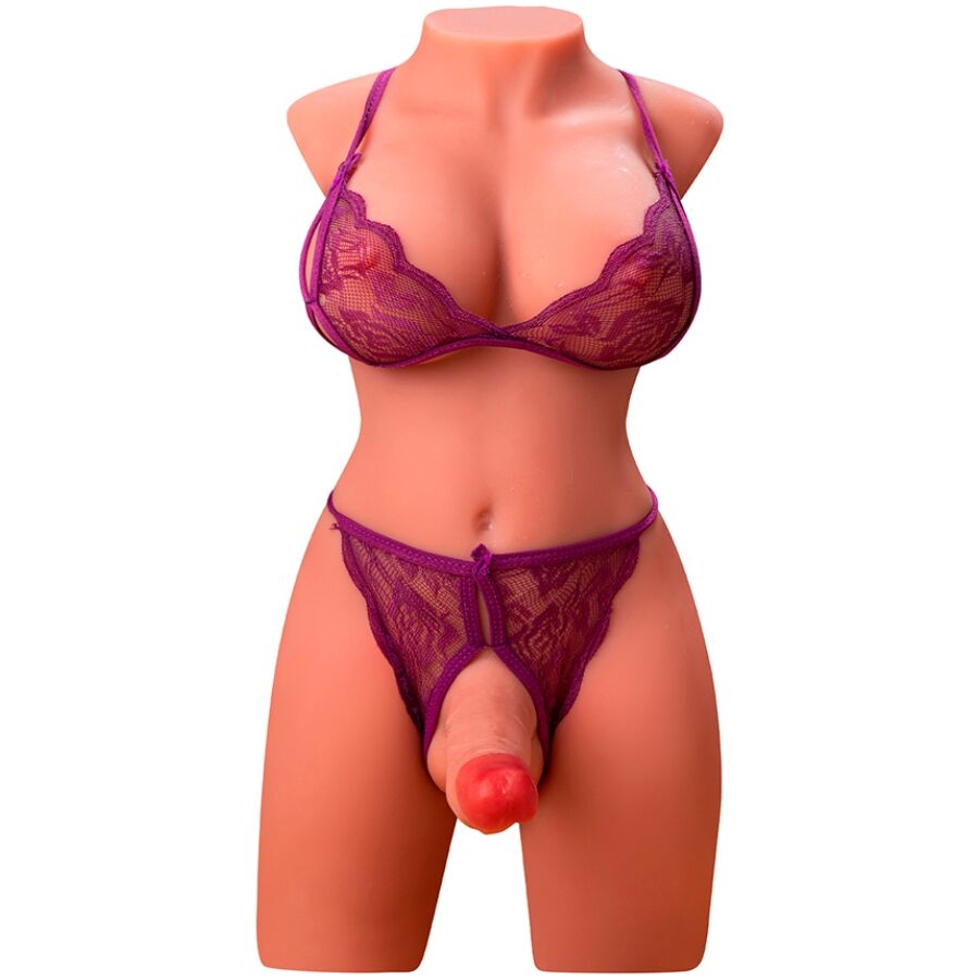 XISE – Masturbateur Buste Transsexuel Ultra-réaliste en silicone