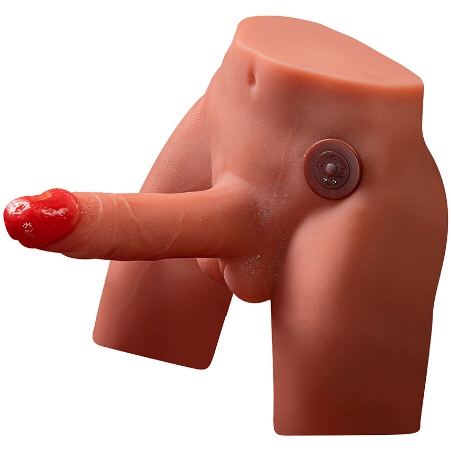 Gode Réaliste Jason Poussées et Vibrations 17cm - Xise