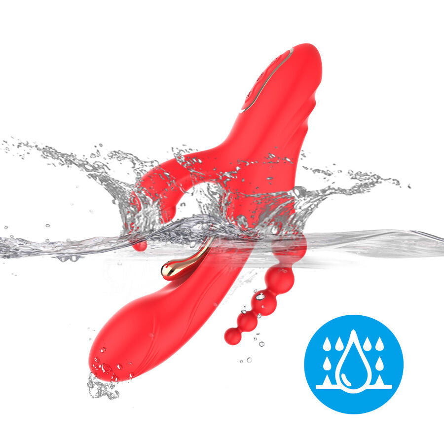 Vibromasseur Double Stimulation Armony Point G Rouge - Armony