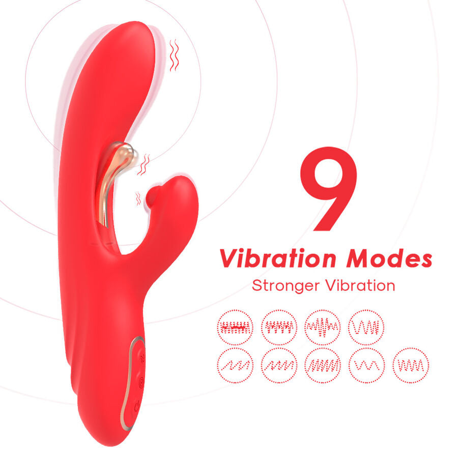 Vibrateur Stimulateur Point G Armony Langue Oscillante Rouge