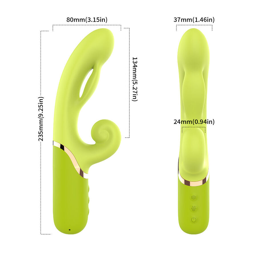 Vibromasseur Gonflable Point A Armony Vert - Armony