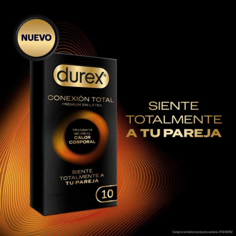 Préservatifs Durex Conexión Total Sans Latex Boîte 10 - Durex