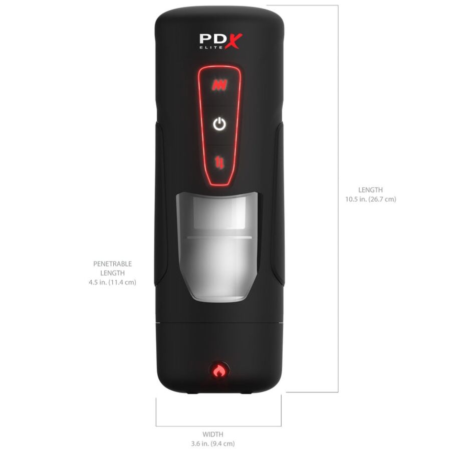 Masturbateur Automatique Milk Me Hotter Chauffant - PDX Elite