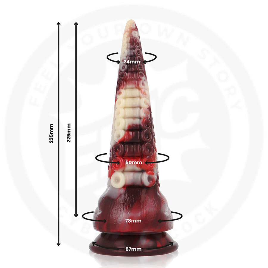 Gode Fantasy Tentacule avec ventouse Draxis - Epic