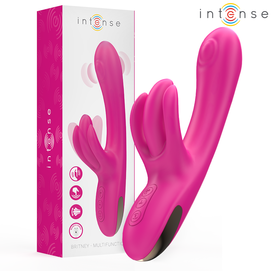 Vibromasseur Lapin Britney Multifonction Rose - INTENSE