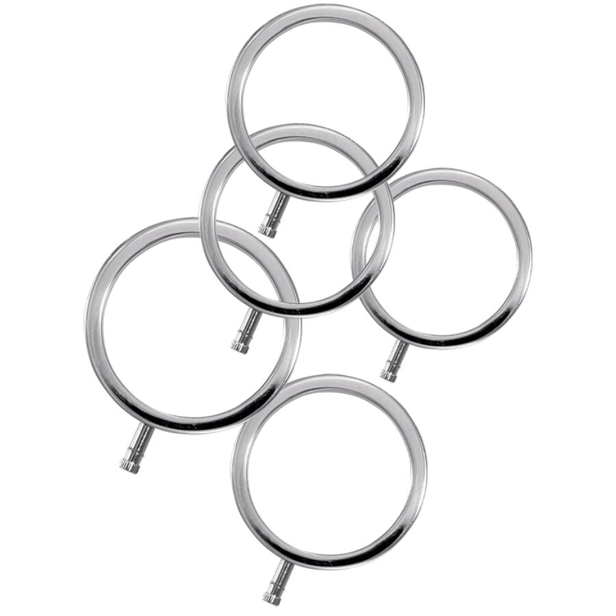 Anneaux Péniens Électrostimulation ElectraRings Pack 5 - ElectraStim