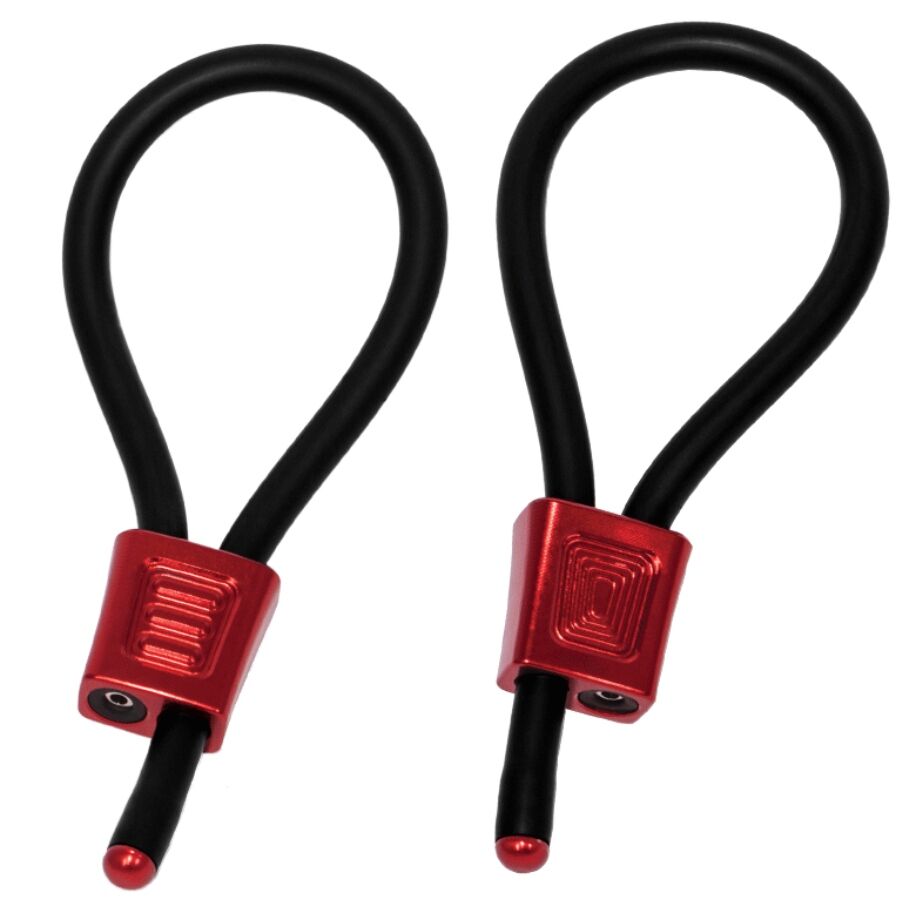 Anneaux Péniens Électro Prestige ElectraLoops Rouges - ElectraStim