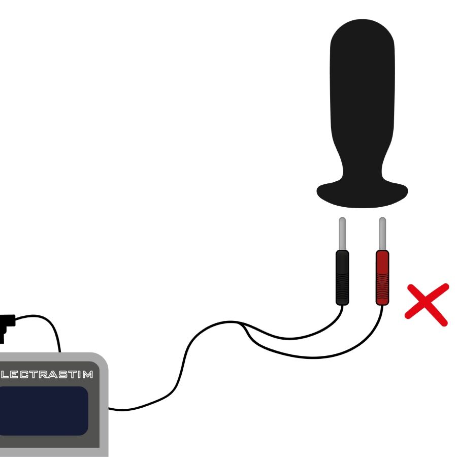 Câble Stimulation 90° ElectraStim Coudé 1,2m - ElectraStim