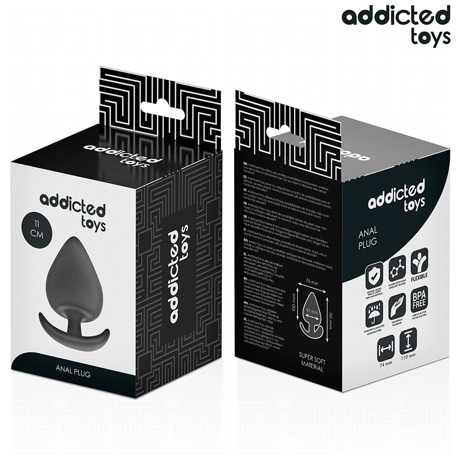 Plug Anal XXL Addicted Toys 11cm Silicone - Addicted Toys