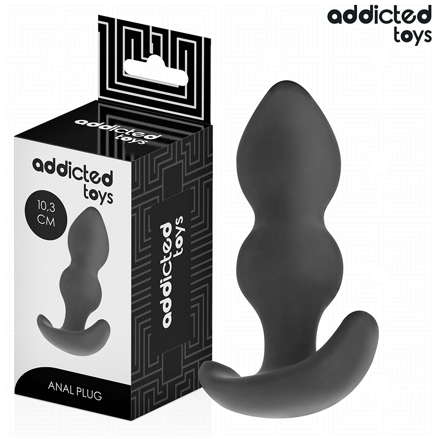 Plug Anal Boules Double S 10,3cm - Addicted Toys