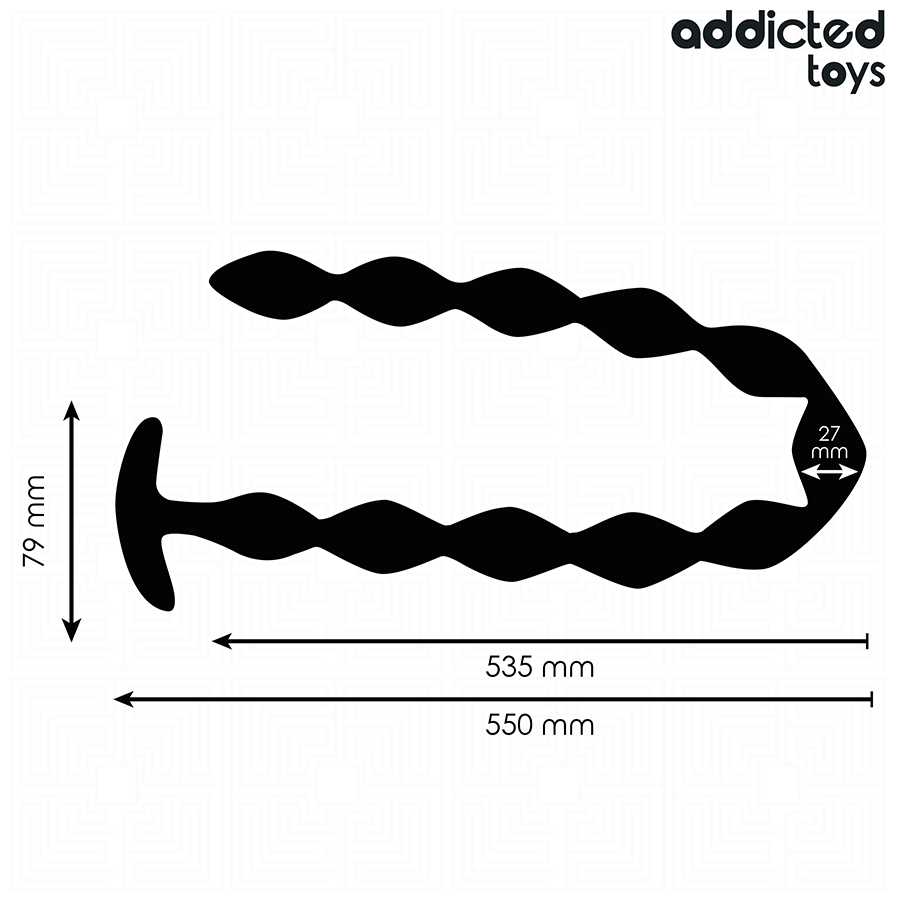 Plug Anal Extra Long Addicted Toys 55cm - Addicted Toys