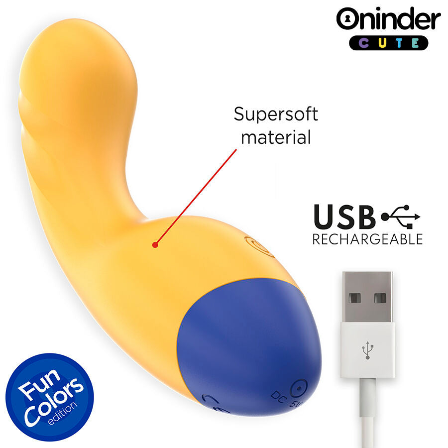 Vibromasseur Oninder Cute Love Buddy Master Jaune - Oninder