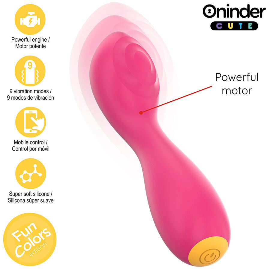 Vibromasseur Point G Oninder Cute Love Buddy Rose - Oninder
