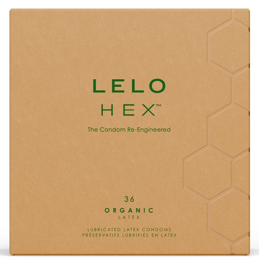 LELO - Préservatifs BIO Hex Organic - Boîte de 36