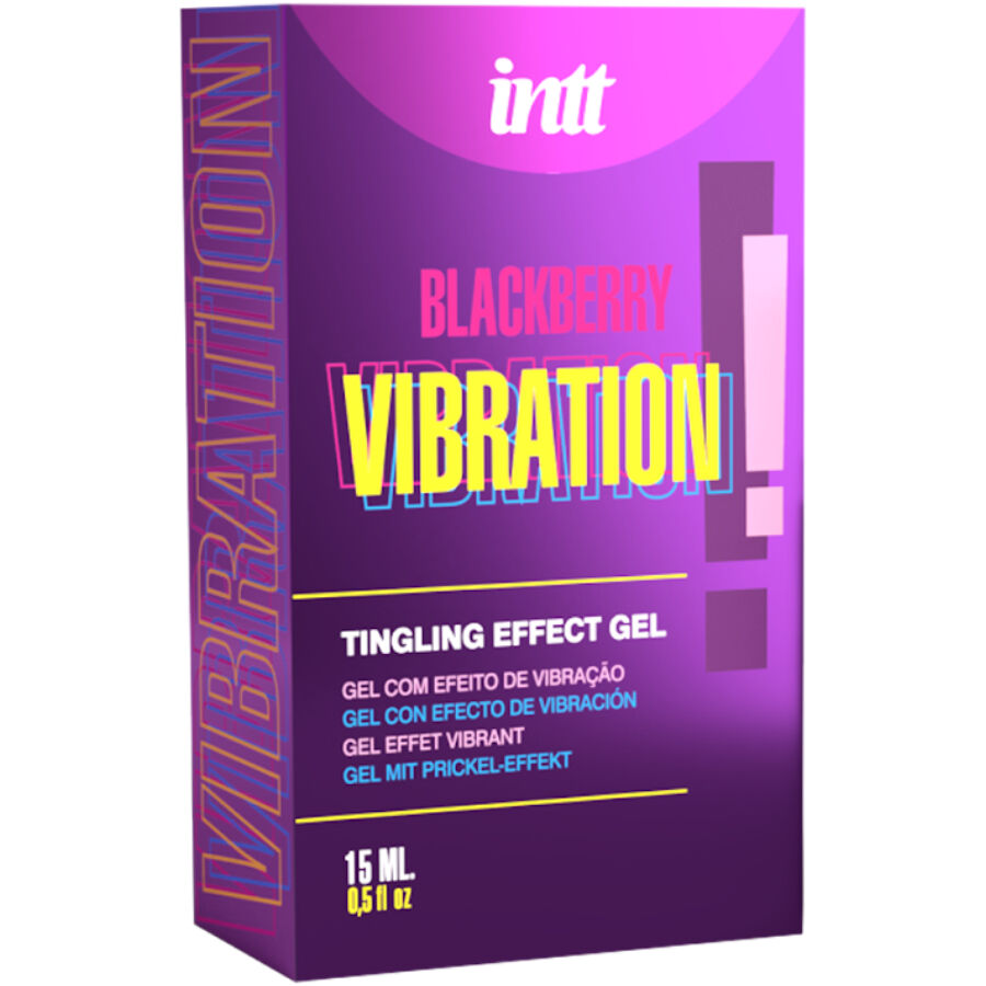 Gel Stimulant Vibrant Kissable Saveur Mûre - Intt