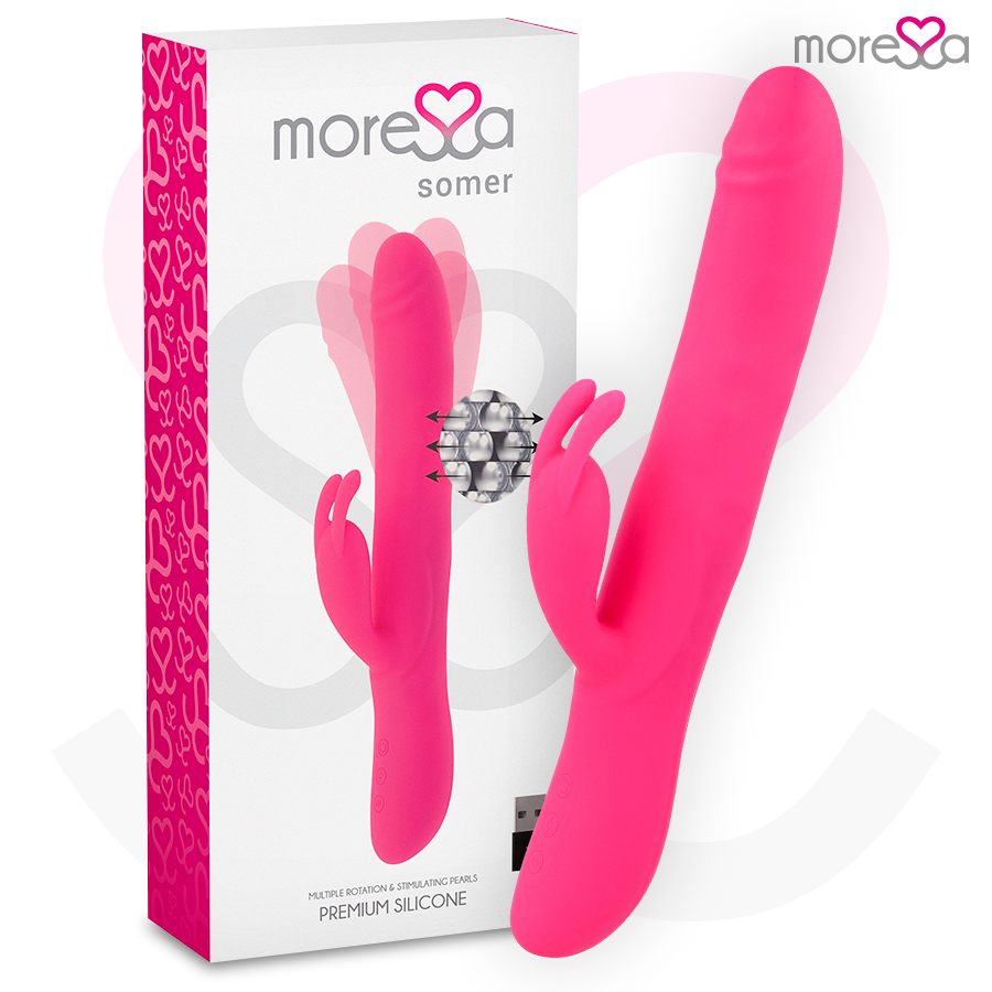 Moressa Sextoy Rabbit 7 modes de vibrations Somer – Rose