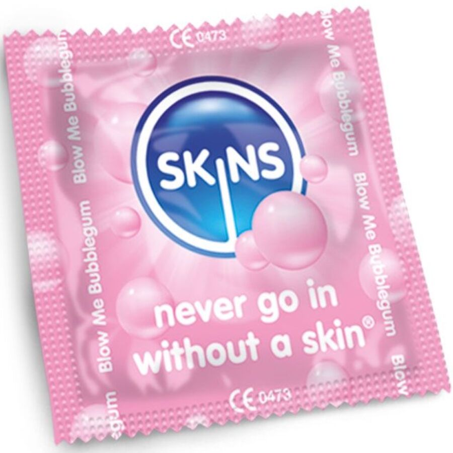 Préservatifs Bubble Gum Pack de 8 Premium - Skins - SKINS