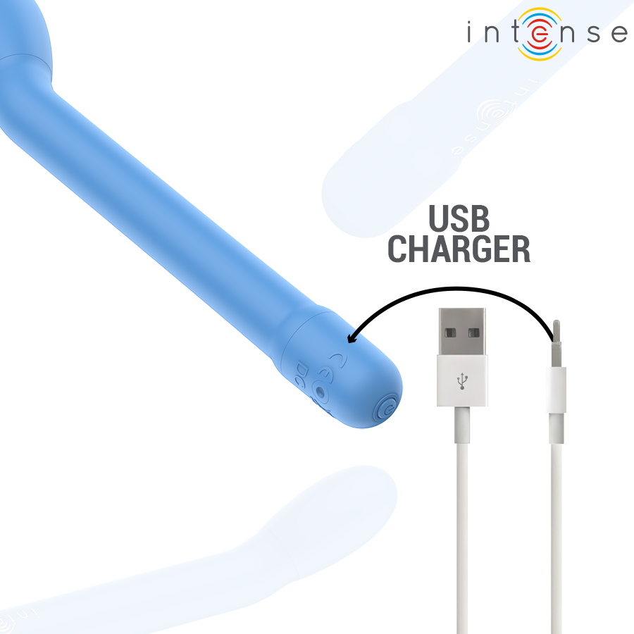 Stimulateur Point G Intense Karlie Bleu - Intense Fun