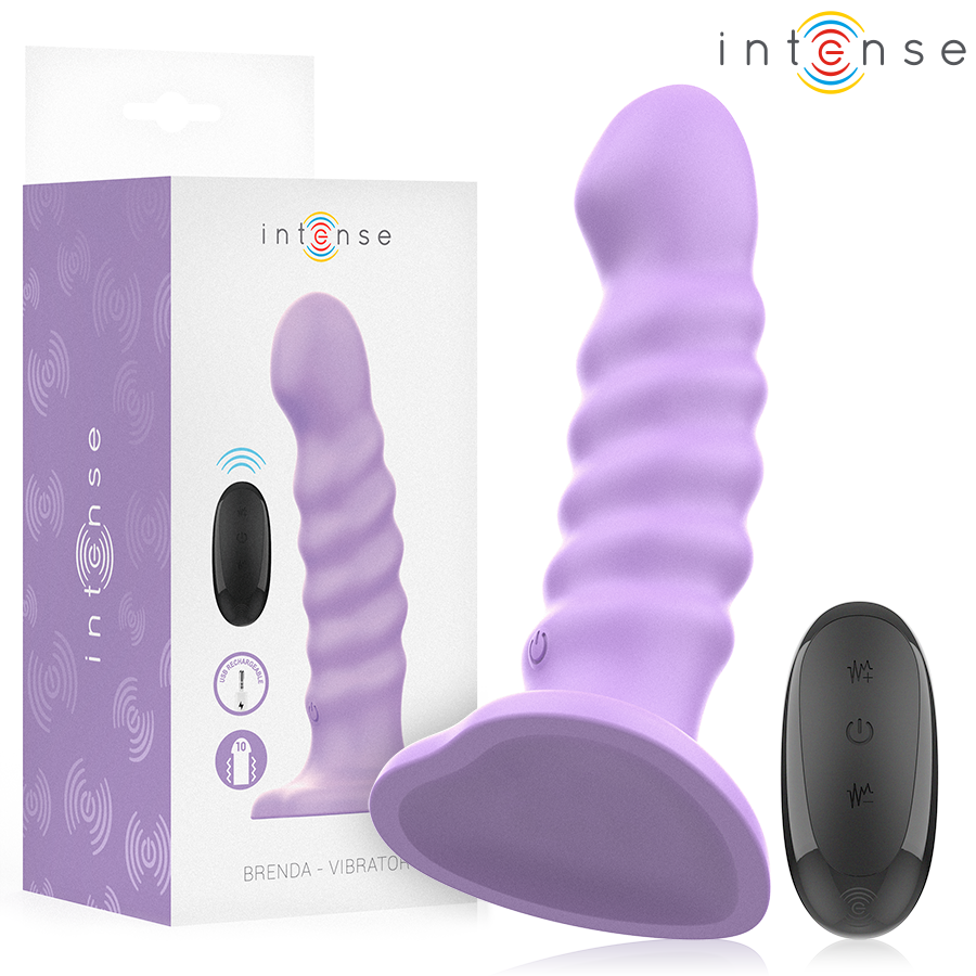 Vibrateur Brenda Spirale Violet Taille M - Intense
