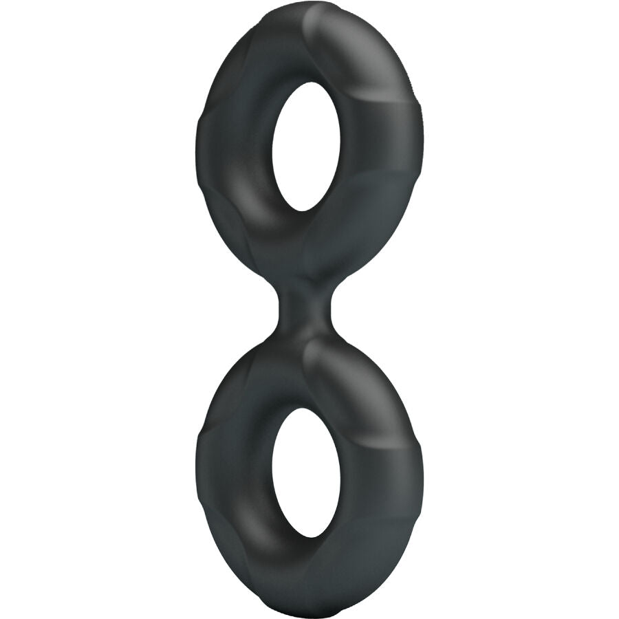Anneau Pénien Double Radwan Modèle 19 Silicone - Crazy Bull