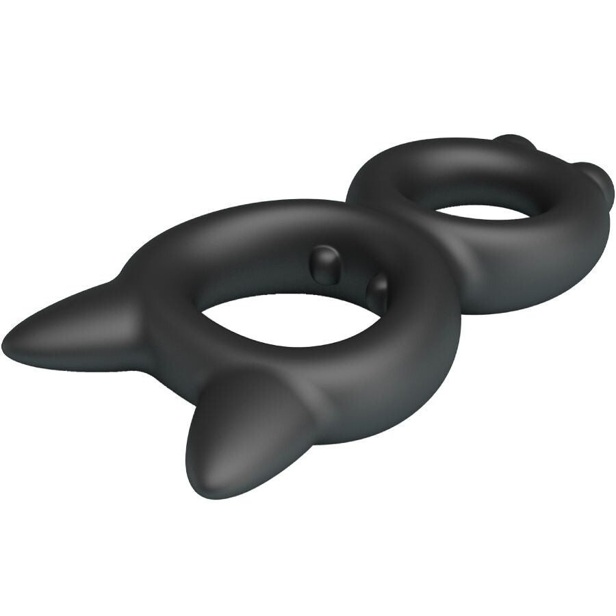 Anneau Pénien Double Silicone Toran 20 - Crazy Bull