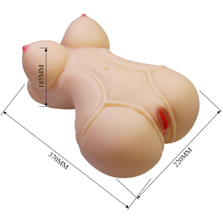 Weiblicher Torso-Masturbator Diana mit doppelter Penetrationsmöglichkeit - Crazy Bull