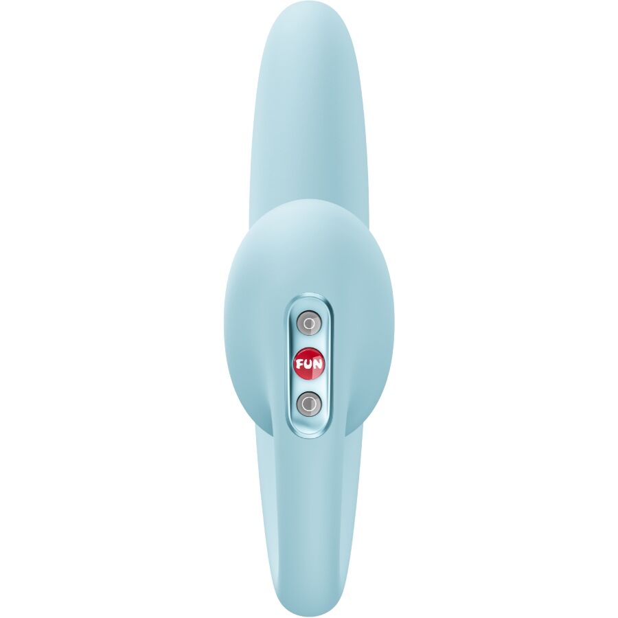 Vibrateur Rabbit Stronic Pulse Crescendo Bleu Glacé - Fun Factory
