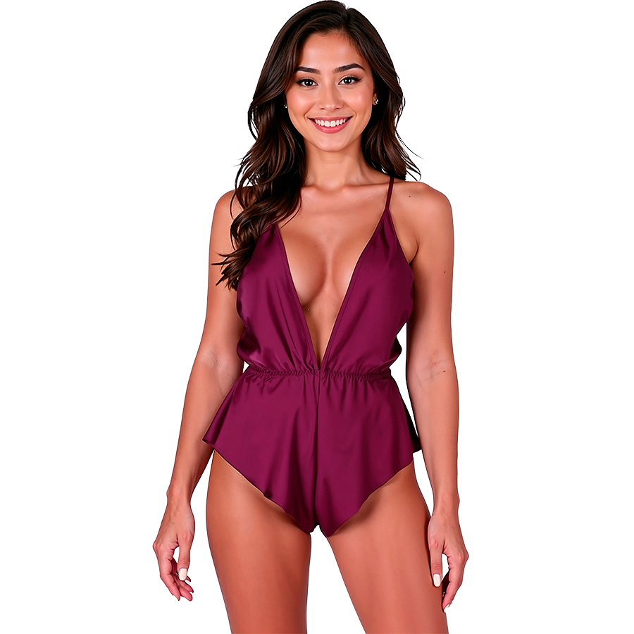 Body Satiné Sensie Prune S/M - Passion