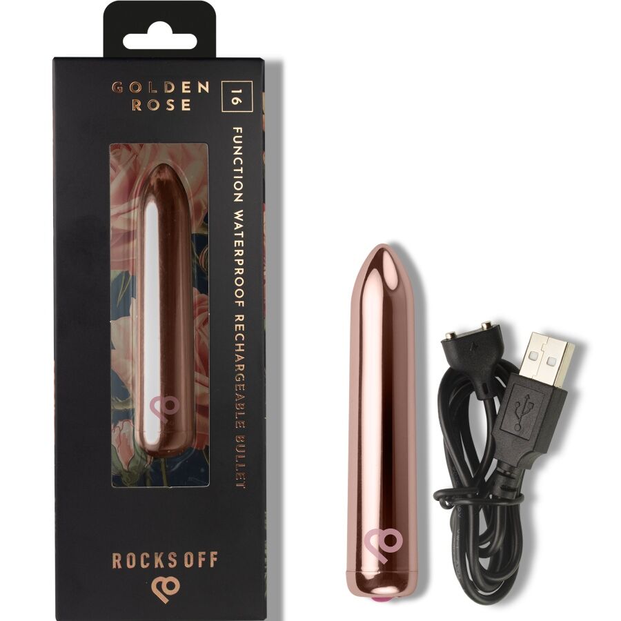 Vibromasseur Balle Vibrante Rose Dorée - Rocks-Off