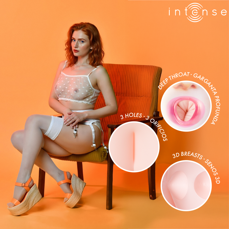 Poupée sexuelle gonflable Femme avec Seins 3D Scarlett - Intense