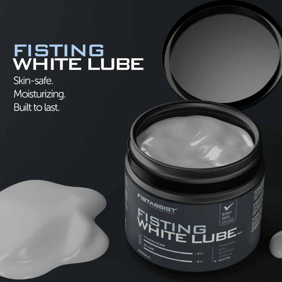 Lubrifiant Fist Assist Blanc Extra-Épais 500ml - Cobeco - COBECO - FIST ASSIST