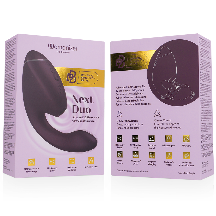 Stimulateur Double Womanizer Duo Next Violet Foncé - Womanizer