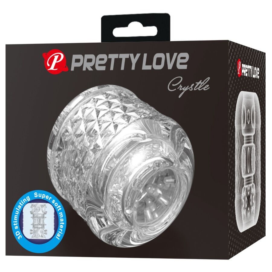 Masturbateur Double Entrée Crystle - Pretty Love