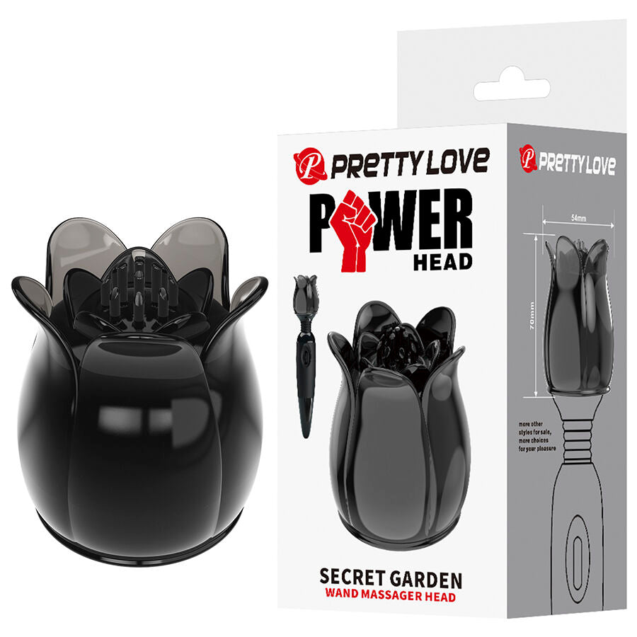 Accessoire Masseur Secret Garden Tête Noire - Pretty Love
