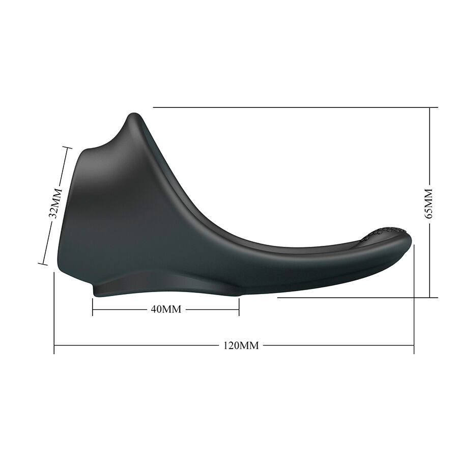 Anneau Pénien Zadok Extenseur Testicules Noir - Crazy Bull