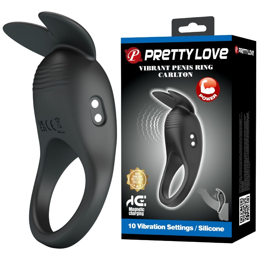 Anneau Pénien Carlton avec Stimulateur Clitorial - Pretty Love