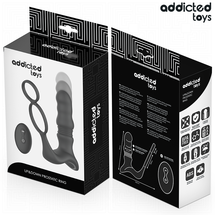 Masseur Prostatique Up&Down Triple Moteur - Addicted Toys