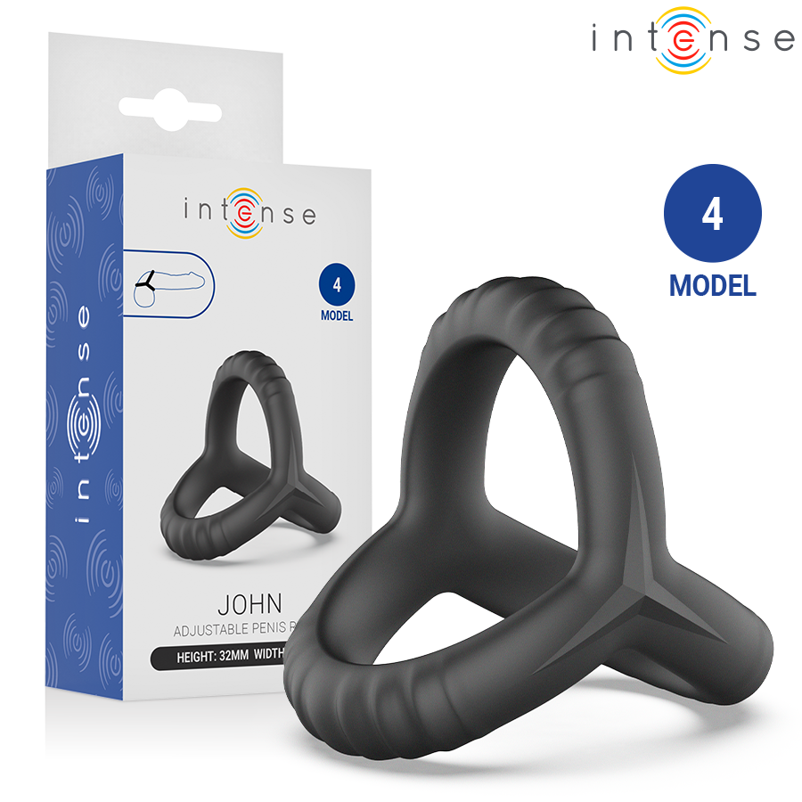 Anneau Pénien Triple Intense John Modèle 4 Ajustable