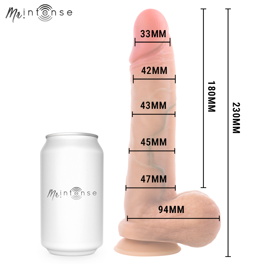 Gode Réaliste MR Intense Gary L 23cm avec Testicules - Silicone