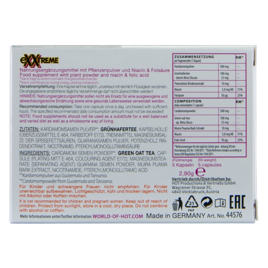 Complément Alimentaire Gélules Libido Extrême Femme - Hot