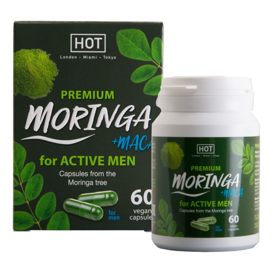 Complément Alimentaire Hot Moringa Masculin 60 Capsules - Hot