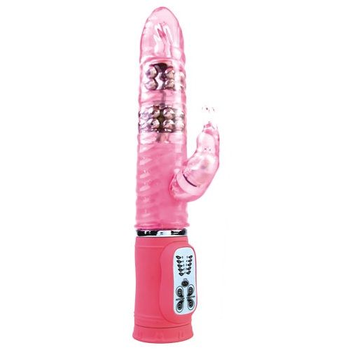 Baile - Vibromasseur Rabbit Rotatif 27 cm - Rose