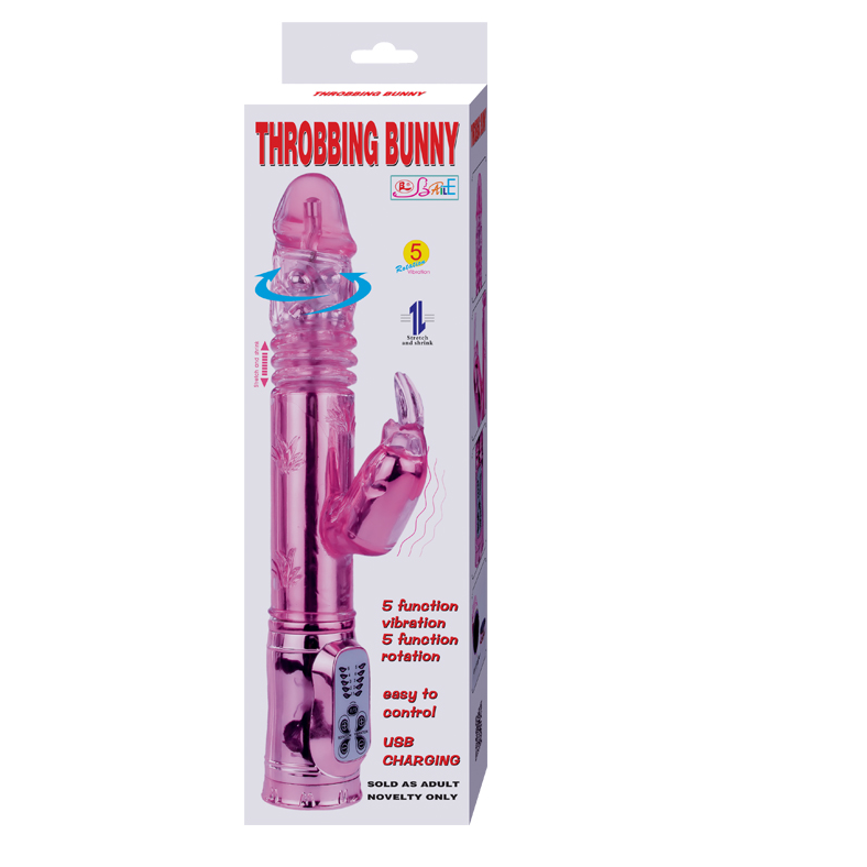 Baile - Vibromasseur Rabbit Rotatif 29 cm - Rose