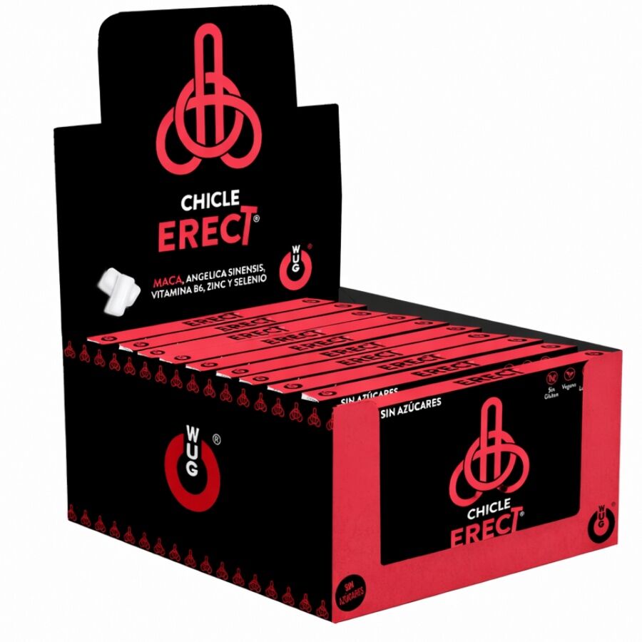 Complément alimentaire Sex Sense gommes présentoir 12x8 - WUG - WUG SEX SENSE