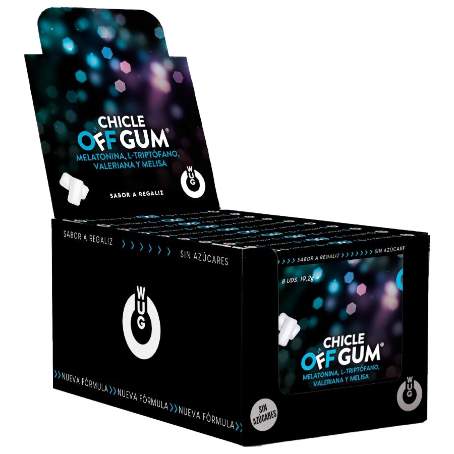 Complément Alimentaire WUG GUM OFF Valériane Mélatonine - WUG GUM