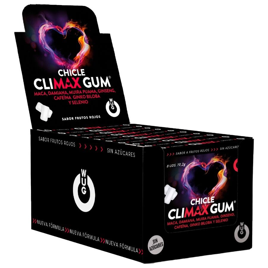 Présentoir Chewing-Gums Aphrodisiaques Wug Sex Sense Climax - WUG SEX SENSE