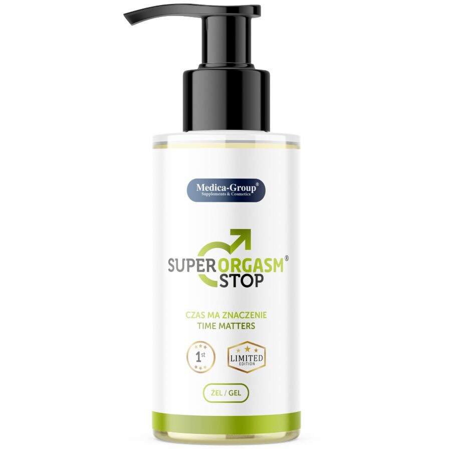 Gel Intime Homme Contrôle de l’éjaculation Super Orgasm Stop 150 ml - Medica Group - MEDICA GROUP