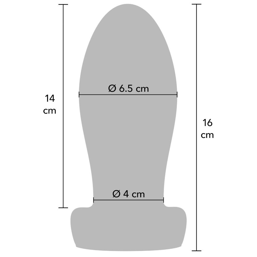 Plug Anal Heavy Stretcher Extreme Taille L - Hidden Desire - HIDDEN DESIRE